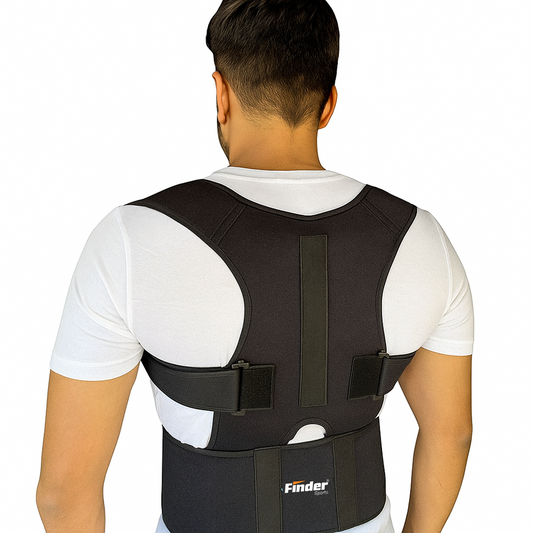 Posture Corrector For Men And Women Back Support Belt Back Pain Back Straight And Shoulder Support Belt (Universal Size)