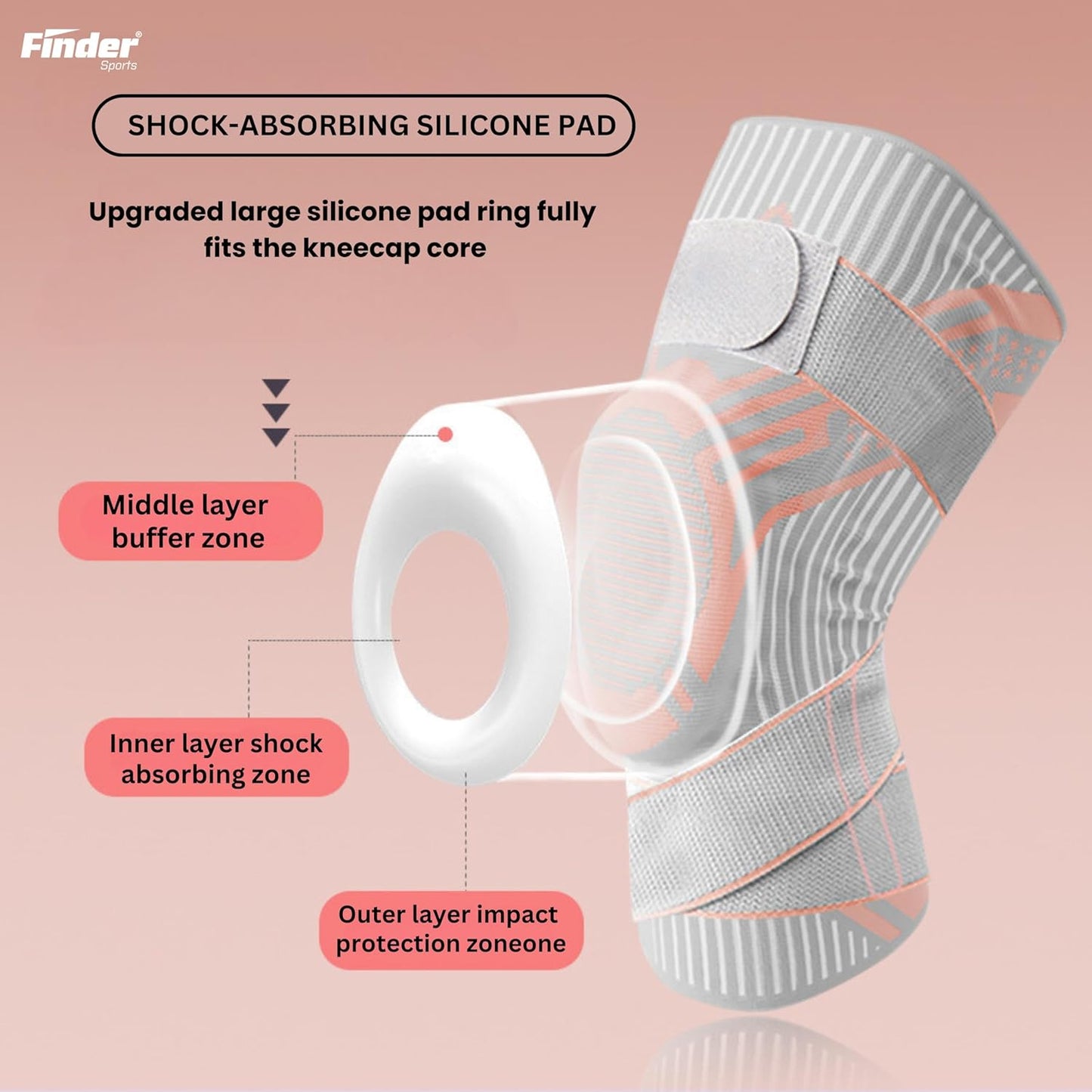 FINDER Advanced Sports Knee Support Brace