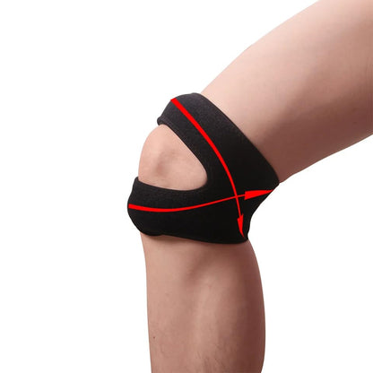 FINDER Knee Support - Double Strap Adjustable Neoprene Brace