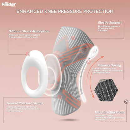 FINDER Advanced Sports Knee Support Brace