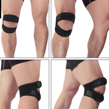 FINDER Knee Support - Double Strap Adjustable Neoprene Brace