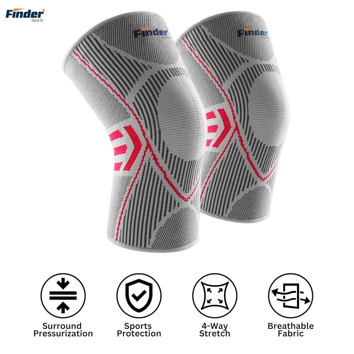 FINDER Sports Knee Support Brace – Ultimate Support & Performance